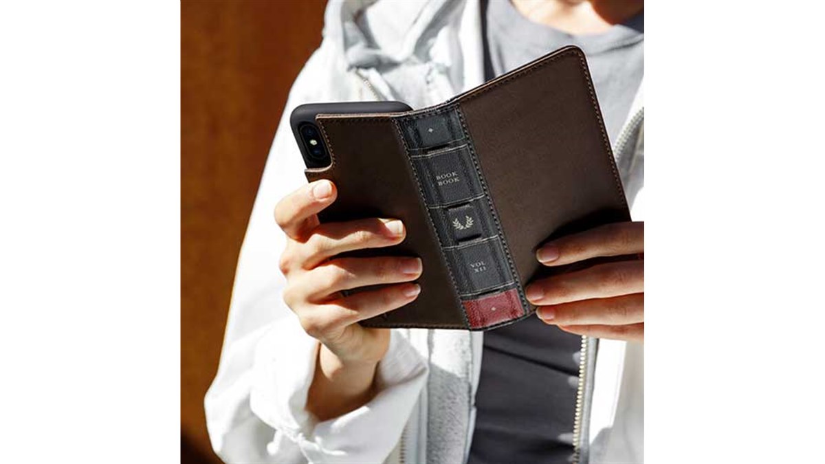 ブック型ケースのiPhone X用モデル、「BookBook for iPhone X」が発売