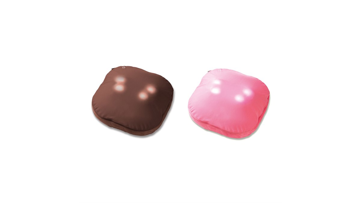 パウダービーズのクッション型「ドクターエア 3Dマッサージクッション
