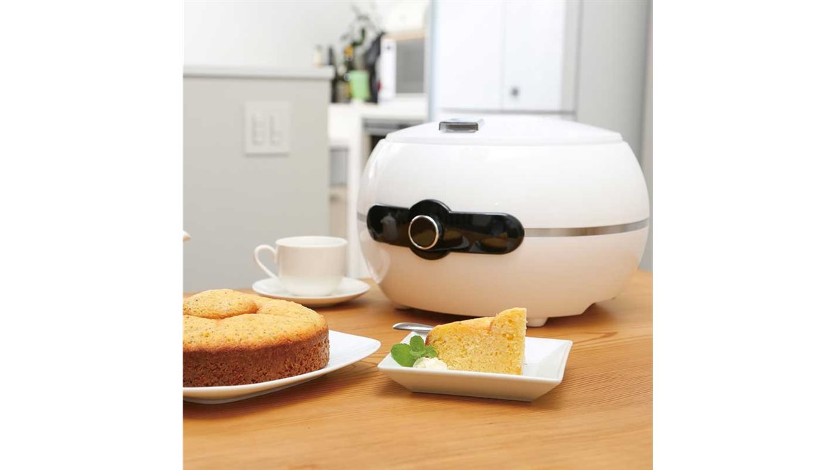 イーバランス、丸型のケーキやパンを焼けるホールケーキメーカー