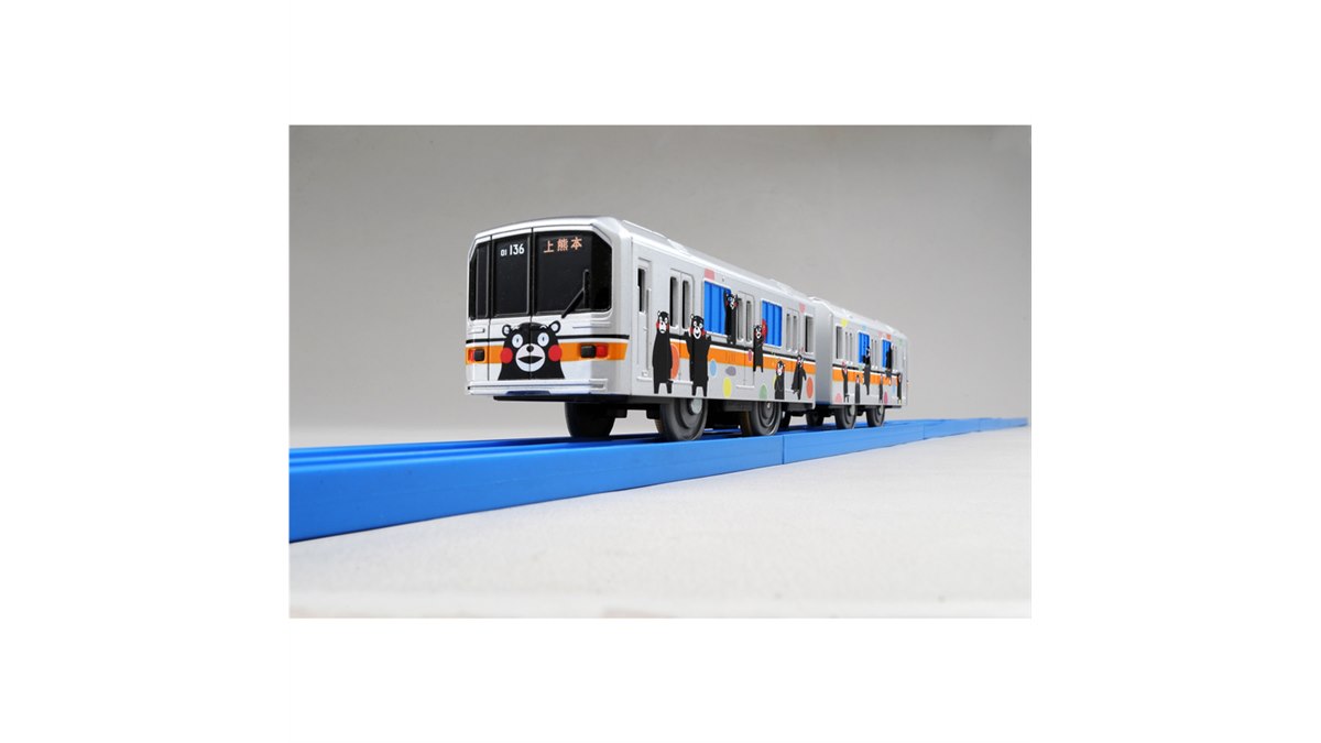 プラレール 熊本電鉄 01形 ラッピング電車 くまモンバージョン