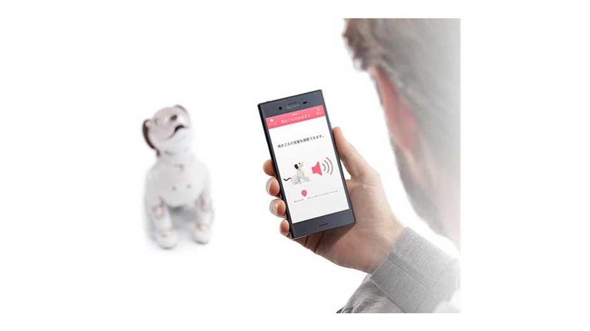 ソニーが「aibo」向けアプリを提供、「aibo」がなくても楽しめる機能も
