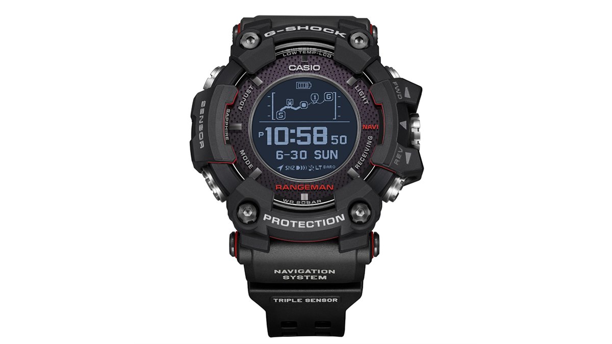 カシオ、ソーラーアシストGPSナビ＆スマホ連携対応の「G-SHOCK