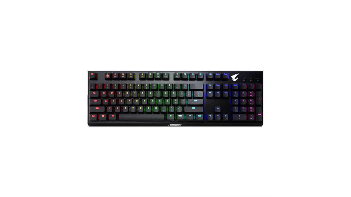 GIGABYTE、光学式メカニカルスイッチを採用したゲーミングキーボード