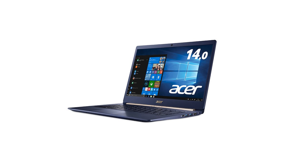 エイサー、14型で軽量970gを実現したモバイルノートPC「Swift 5