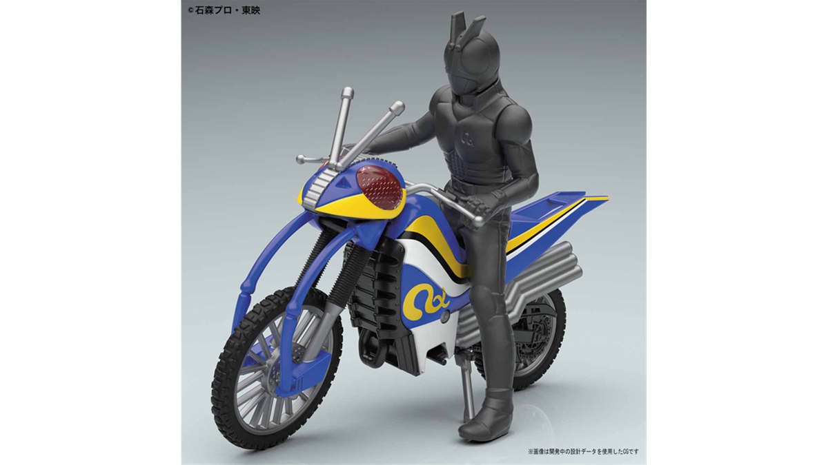 仮面ライダーBLACK RXが付属、アクロバッターのメカコレが756円で発売
