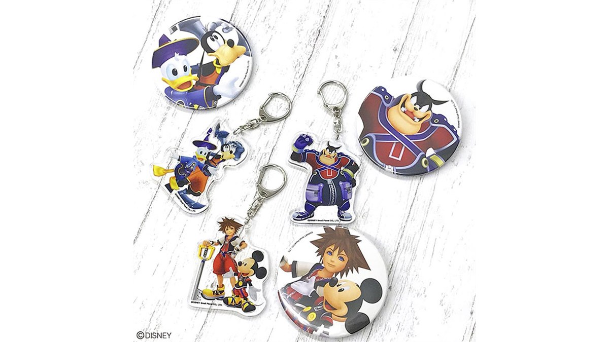 キングダム ハーツ」の缶バッジとアクリルキーホルダー - 価格.com