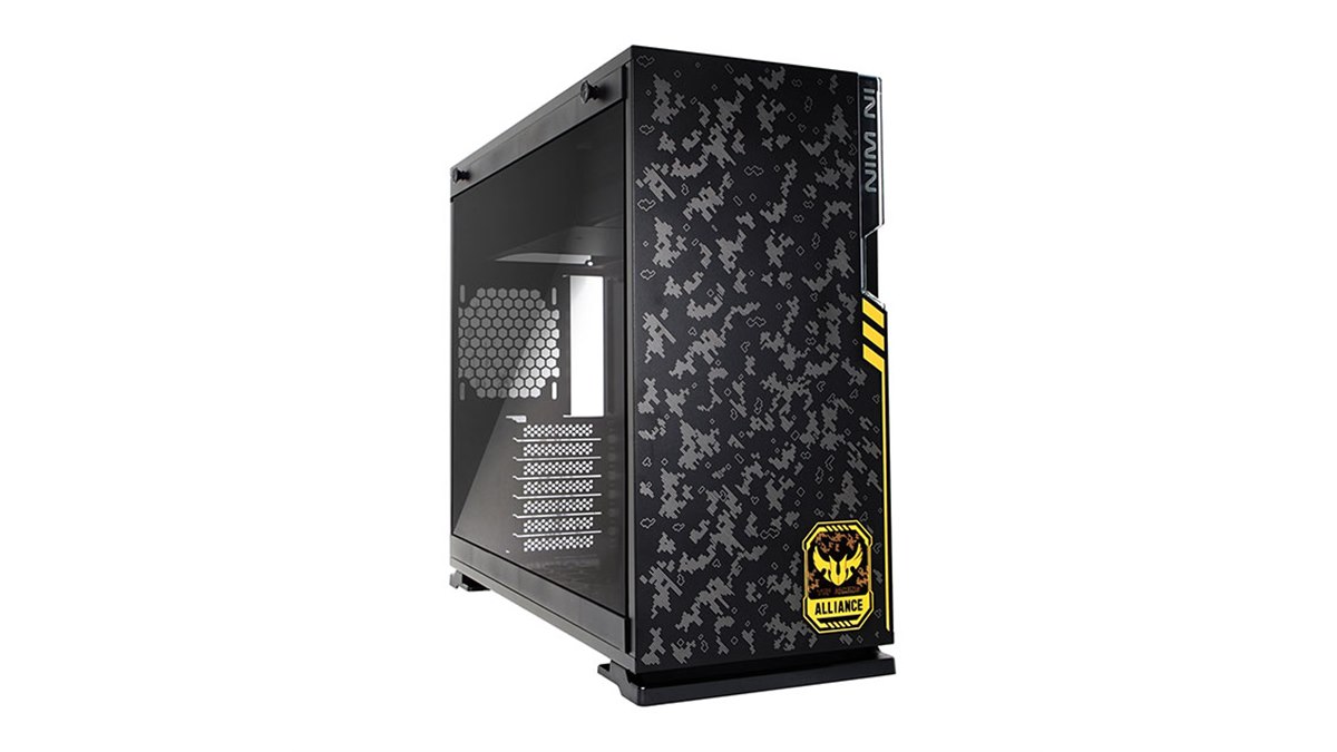 ゲーミングPC用ミドルタワーケース，合金鋼製，黑，M-ATX/ITX