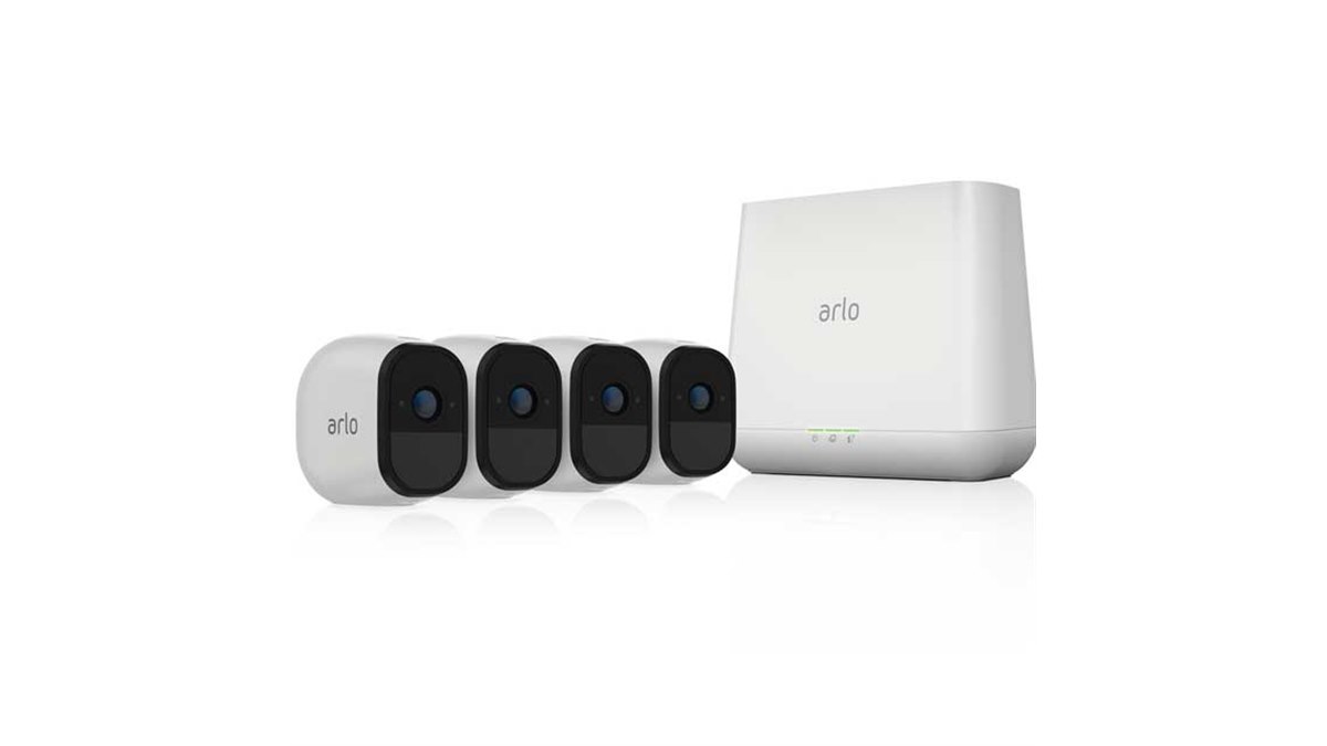 NETGEAR 防犯カメラ 3台セット 防犯カメラ ネットギア、完全ワイヤレスカメラ「Arlo Pro」にカメラ3台、4台