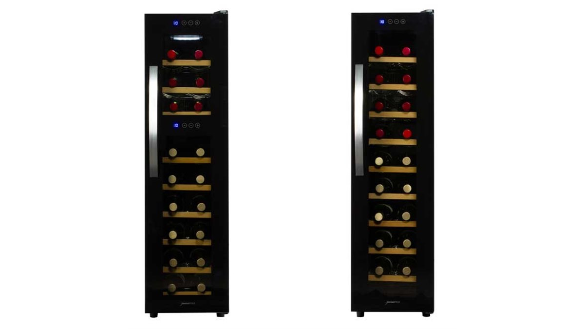 デバイスタイル、最大22本収納できる日本製ペルチェ採用のワインセラー 