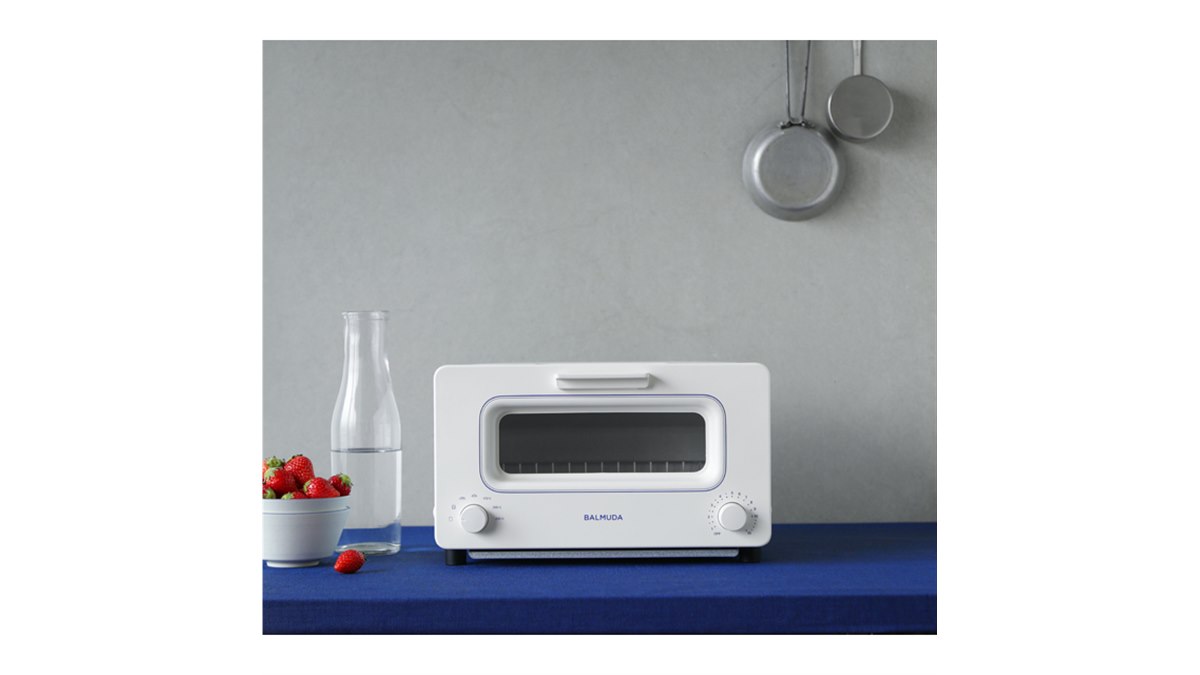 BALMUDA The Toaster」にブランドショップ限定のホワイト×ブルー