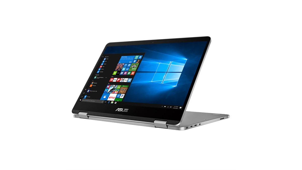 ASUS、14型液晶が360度回転する「VivoBook Flip 14」に128GB SSDモデル