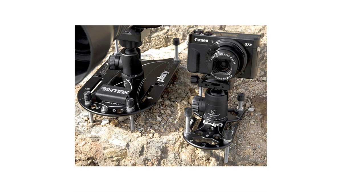 プラティポッド、耐荷重135kgの小型三脚「プラティポッド マックス