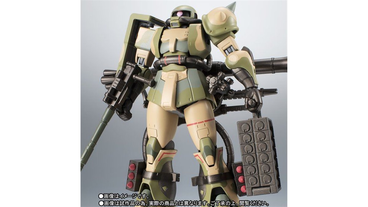 バンダイ ROBOT魂 MS-06J 湿地帯戦用ザク レビュー】 ROBOT魂 〈SIDE MS〉 MS-06J 湿地帯戦用ザク ver