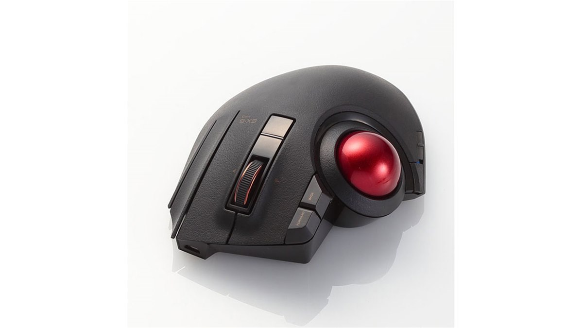 【新品未使用】エレコム トラックボール EX-G PRO M-XPT1MR 無線 エレコム、長寿命部品を使用したワイヤレストラックボール「EX-G PRO