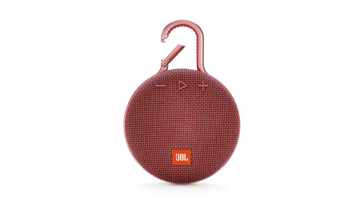 JBL、ビルトインカラビナ採用の防水ポータブルスピーカー「JBL CLIP 3
