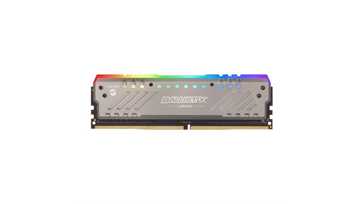 Ballistix、16個のRGB LEDを搭載したゲーミング向けDDR4メモリー
