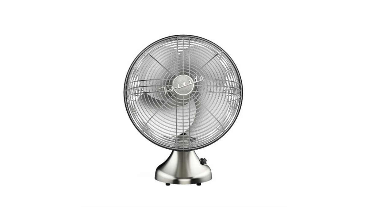 ボルネード シルバースワン 扇風機 アールデコ調 VORNADO レトロ ボルネード、アールデコ調の卓上扇風機「シルバースワン」が復活