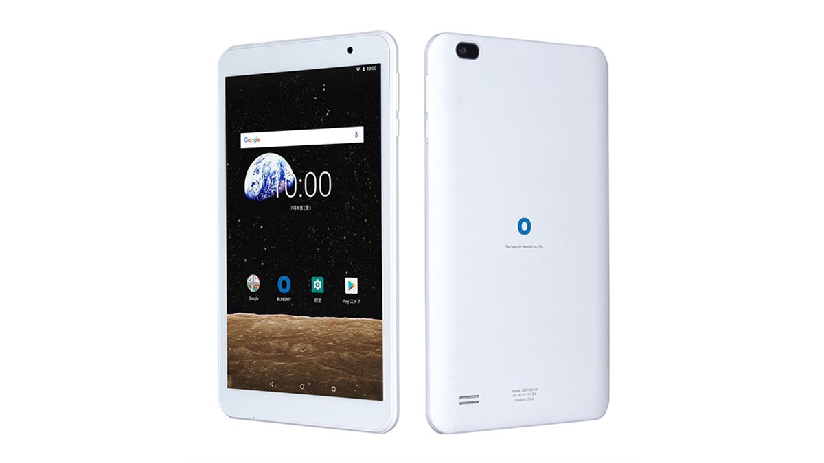 BLUEDOT、10,980円でUSB Type-Cを採用した8型タブレット「BNT-801W 