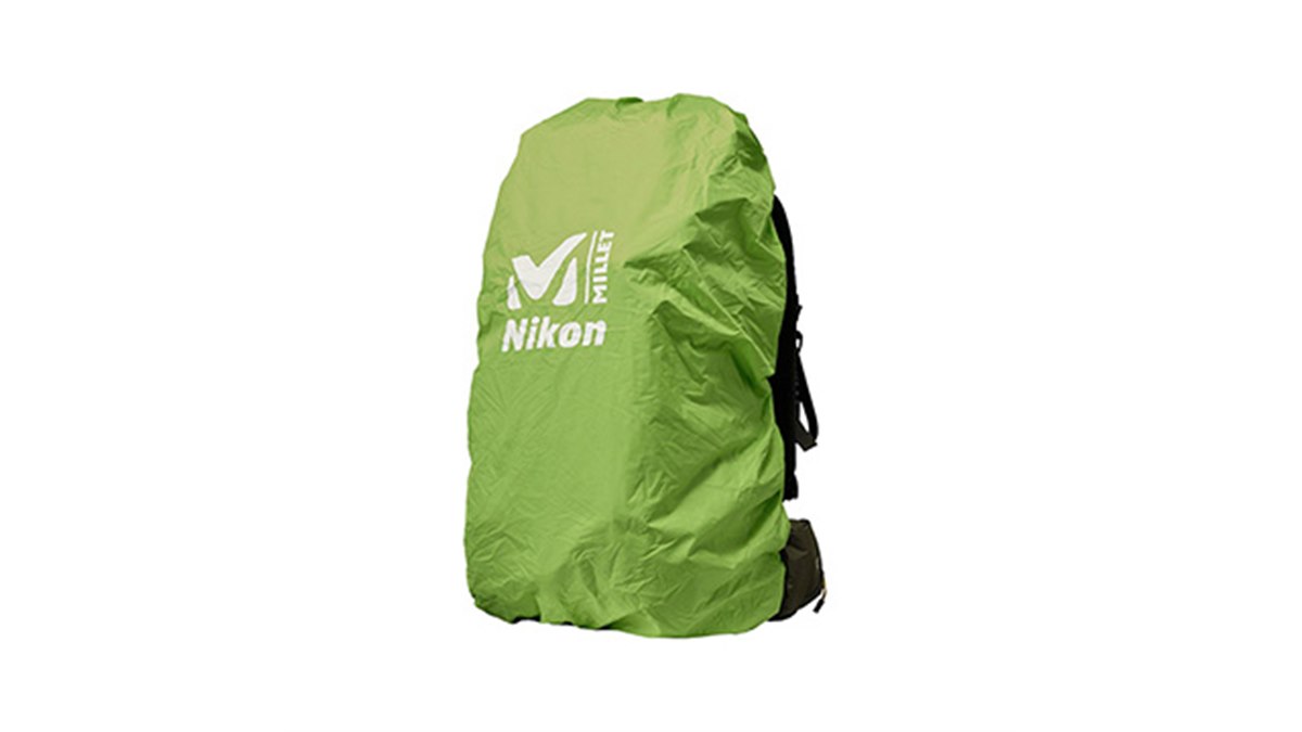 ニコン、「MILLET」コラボのカメラバックパック専用レインカバー ニコン、「MILLET」コラボのカメラバックパック専用レインカバー