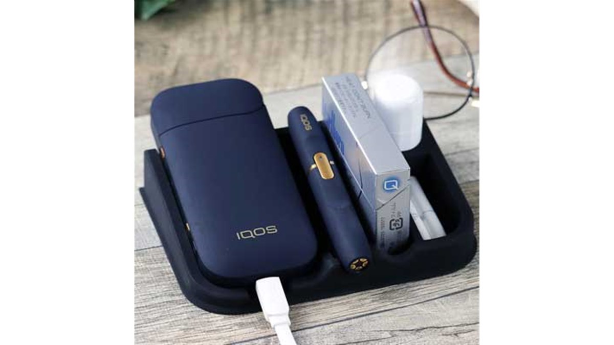 IQOS（アイコス）」の器具を定位置で管理できるオールインワン