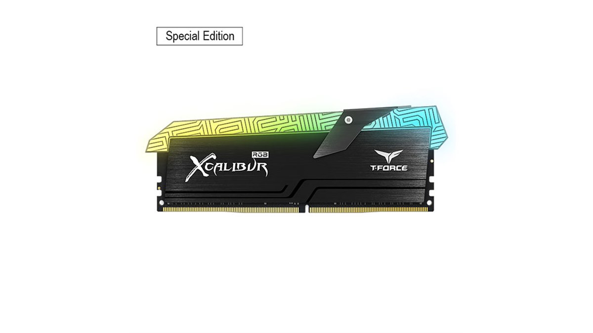 Team、RGB機能対応のゲーミング向けDDR4メモリー「T-FORCE XCALIBUR
