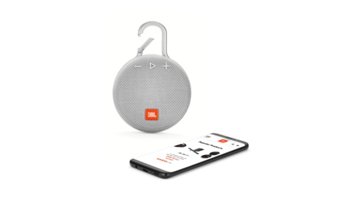 JBL、カラビナ付き防水Bluetoothスピーカー「JBL CLIP 3」に新色