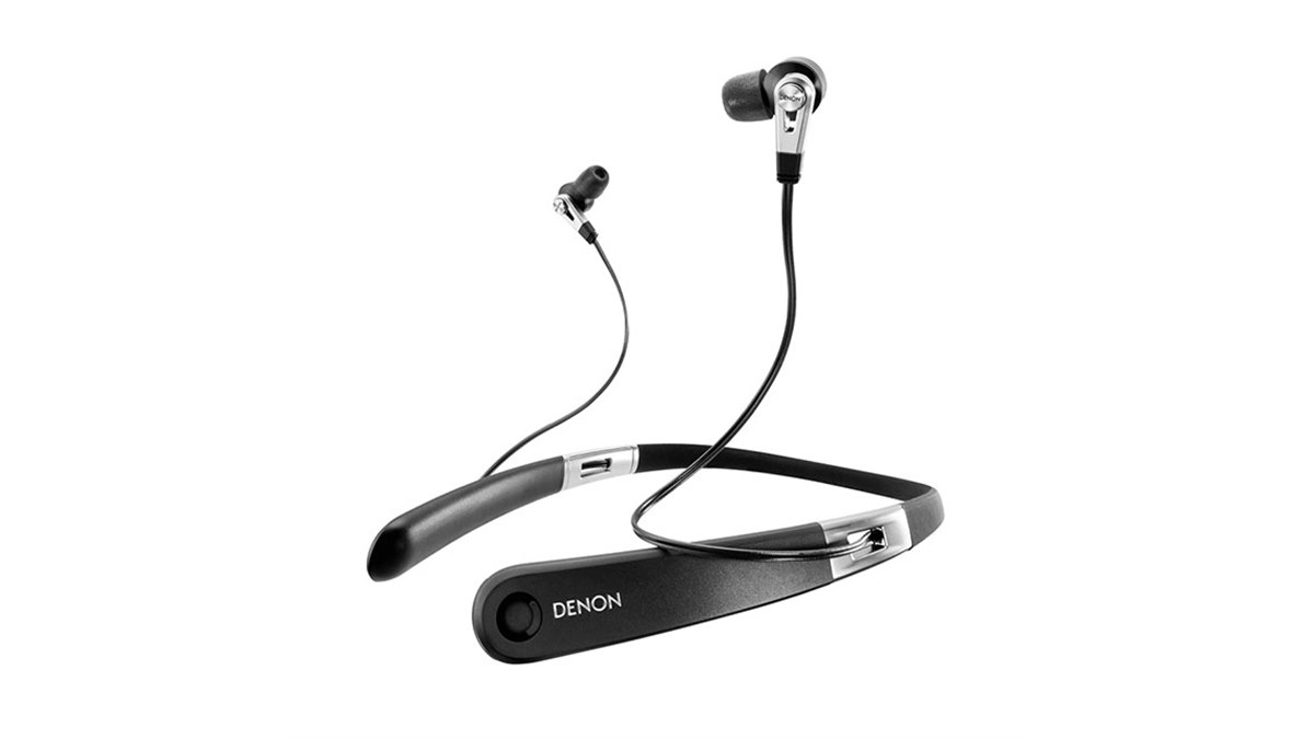 美品 デノン DENON AH-C820W ネックバンド ワイヤレスイヤホン デノン、ネックバンド型の高音質ワイヤレスイヤホン「AH-C820W