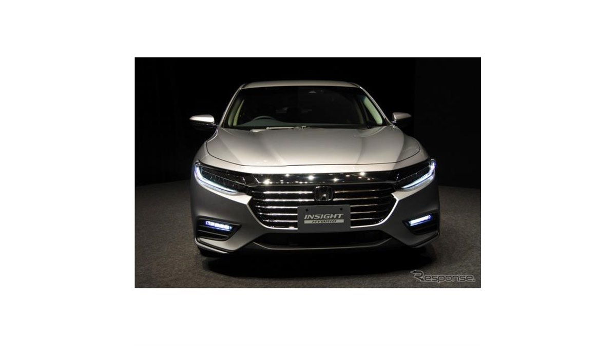 ホンダ インサイト 新型、日本専用のフロントグリルとリアスポイラーを