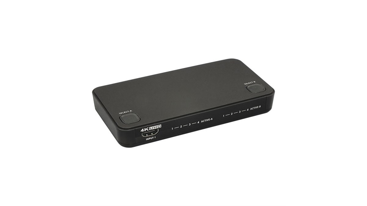 ラトック、4K/60Hz対応の4入力2出力HDMIマトリックススイッチ - 価格.com