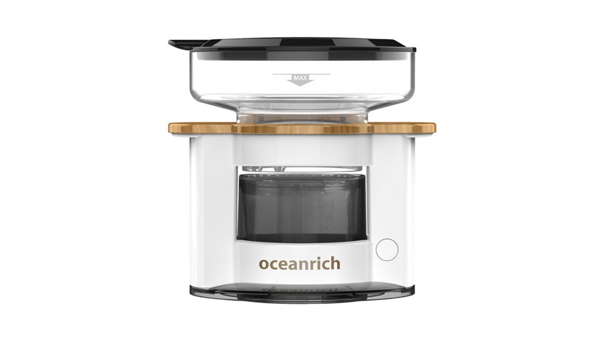 【公式】高度なハンドドリップと蒸らし機能をつけた 自動ドリップ コーヒーメーカー 【oceanrich】 oceanrich 自動ドリップ・コーヒーメーカー （ホワイト）