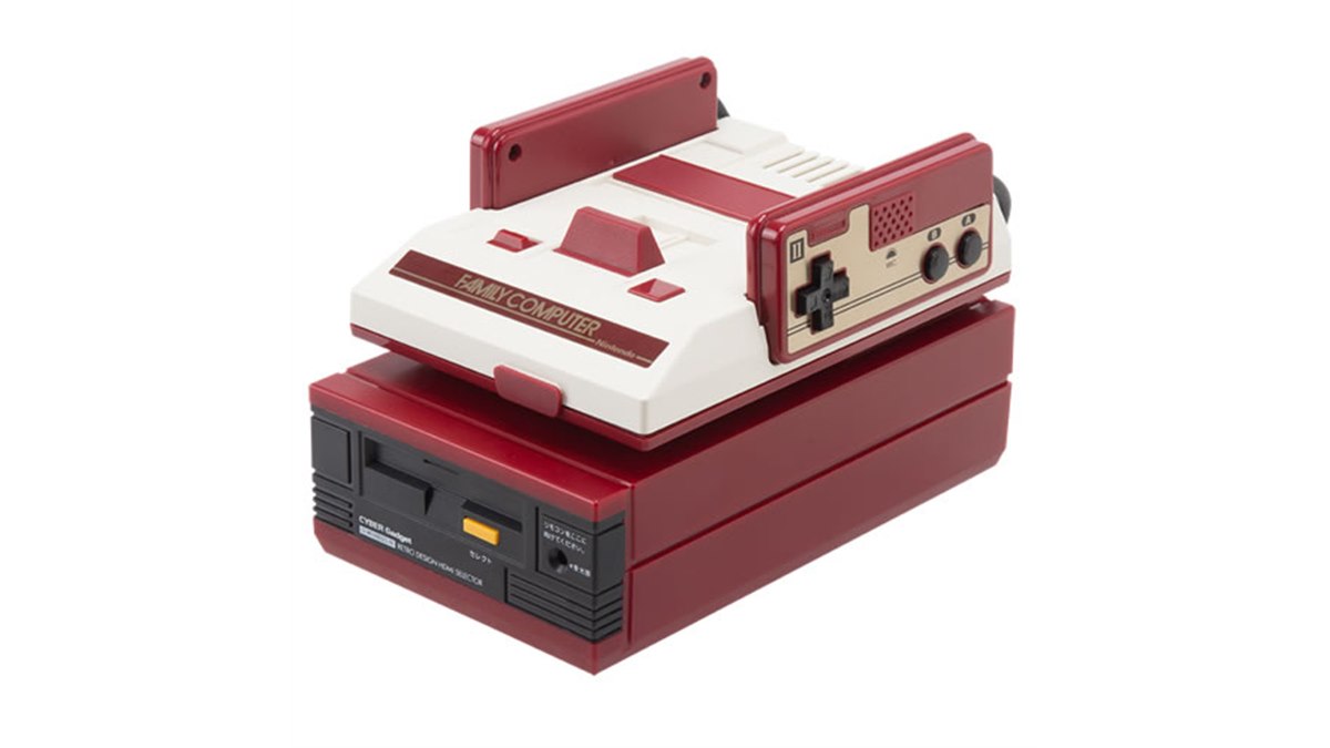 サイバーガジェット、HDMI搭載機器を最大3台接続できるミニファミコン