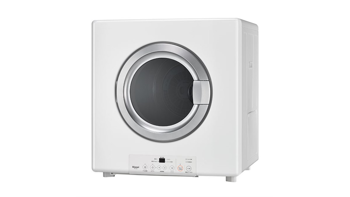 リンナイ、業界最大8kgタイプのガス衣類乾燥機「乾太くん RDT-80