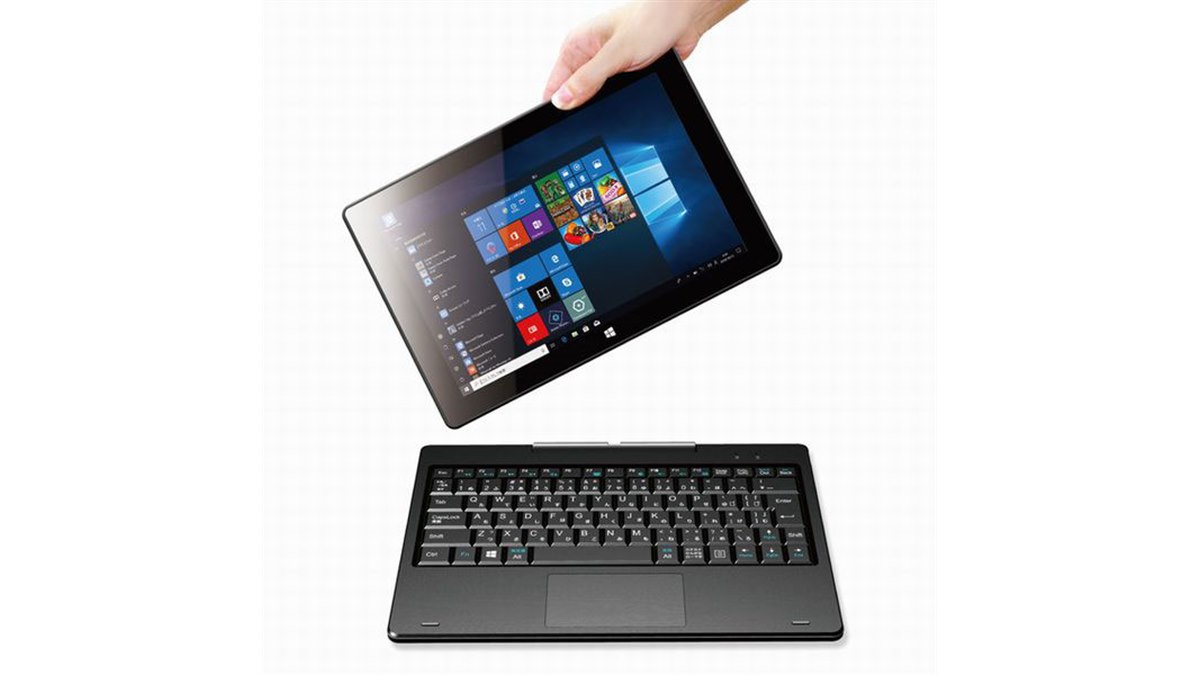 FRONTIER、29,800円でWindows 10 Proを搭載した10.1型2in1タブレットPC - 価格.com