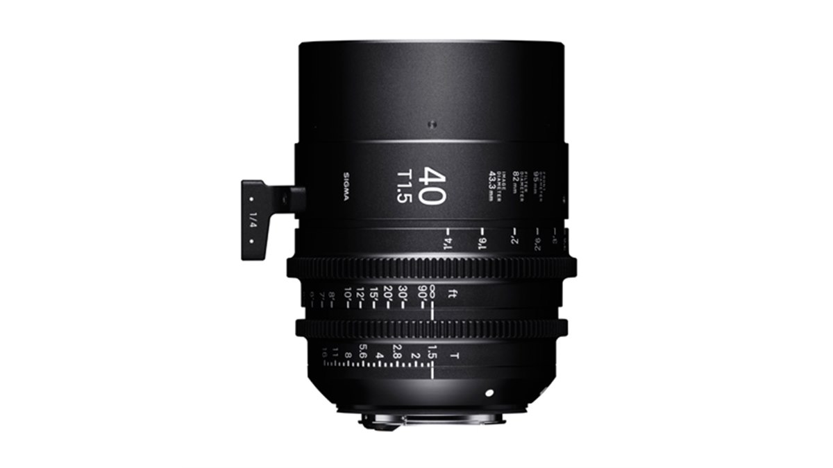 SIGMA 40mm T1.5 シネマレンズ EFマウント SIGMA Cine 40mm T1.5 FF | SIGMA Corporation of America