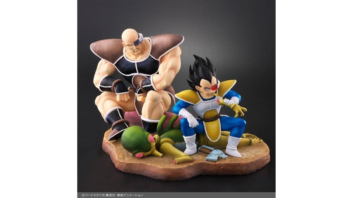 27,000円、「ドラゴンボールZ」ベジータの初登場シーンを劇中そのまま立体化 - 価格.com