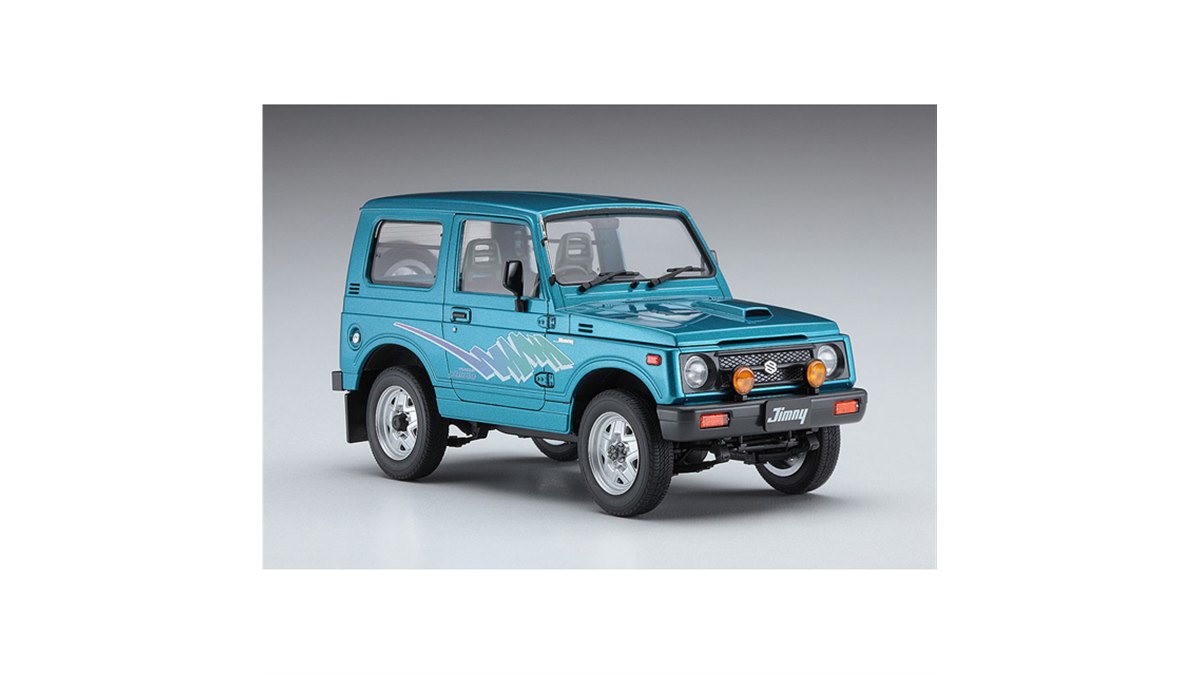 ハセガワ、1/24スケール「スズキ ジムニー JA11-2型」1991年モデルを