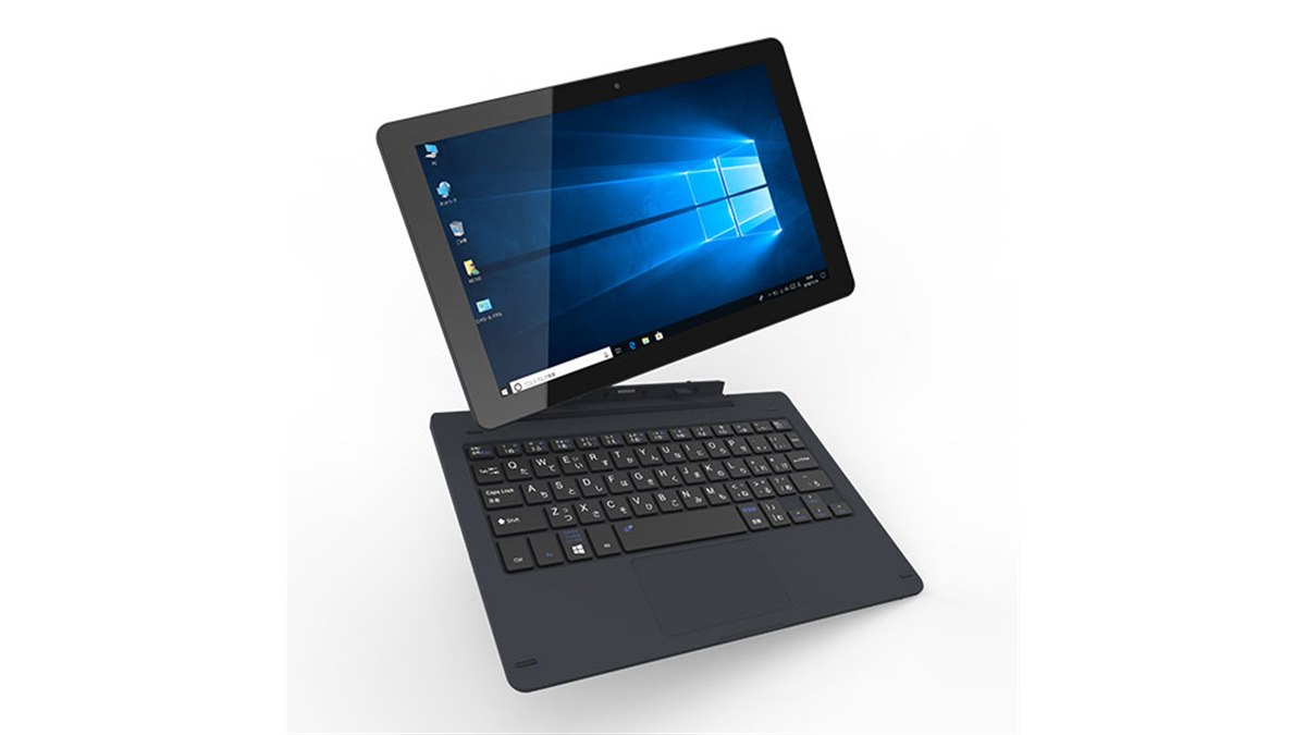 恵安、キーボード着脱式の10.1型2in1タブレットPC「KIC102HD-DN