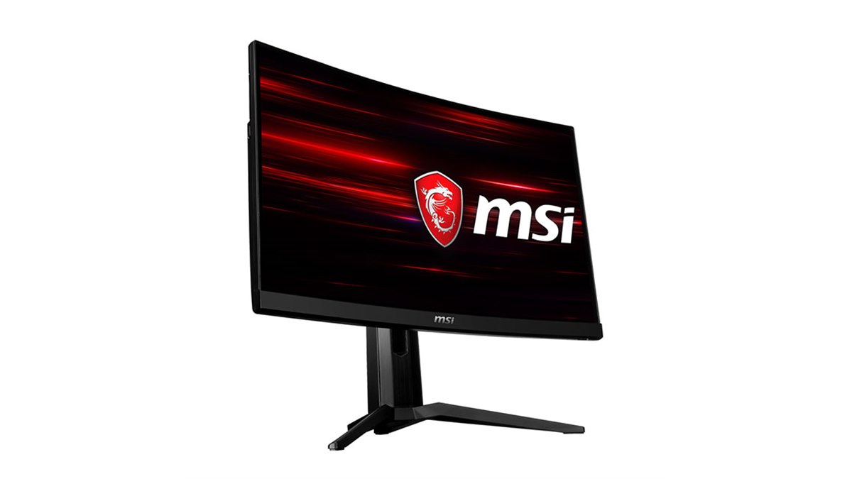 MSI、薄型ベゼルを採用した23.6型の湾曲型ゲーミング液晶ディスプレイ