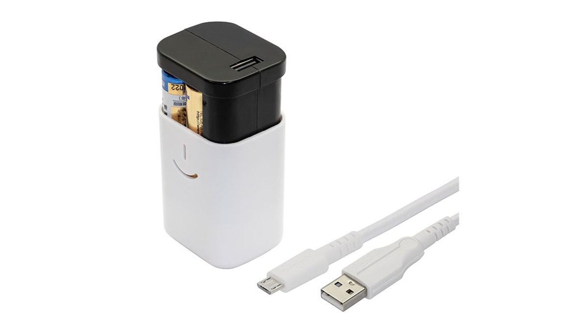 オウルテック、乾電池式モバイルバッテリー「電池でGO!!USBタイプ