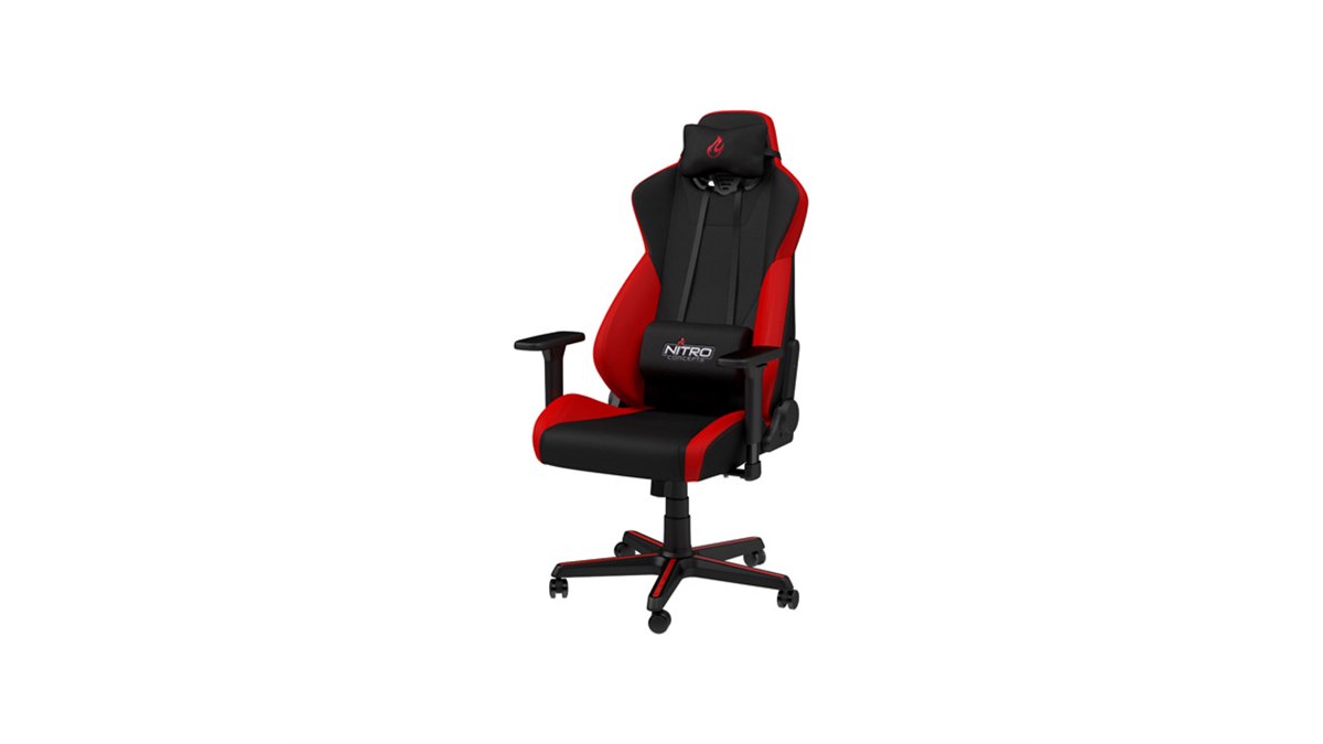 ■受付終了■特価■NITRO ゲーミングチェア NC-S300「レッド」 ゲーミングチェア [W670xD556xH1225～1320mm] S300 PRO ブラック NC