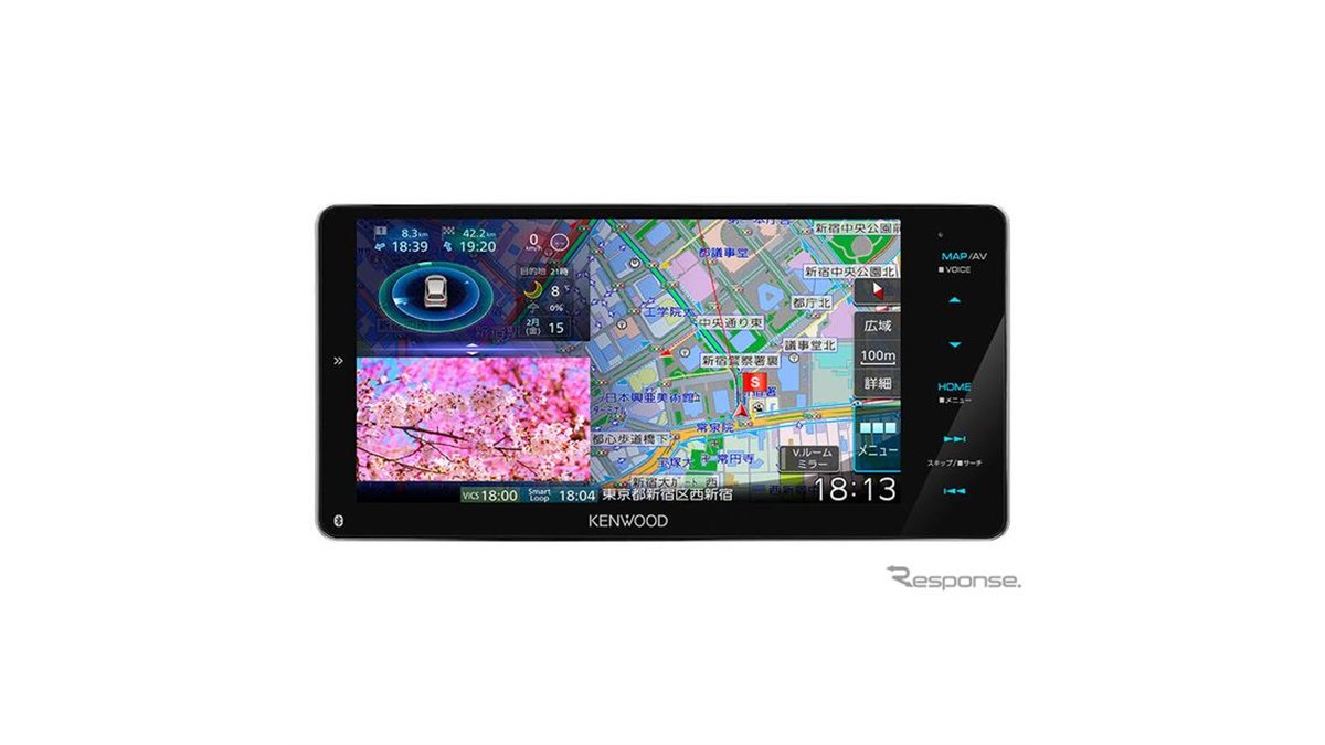 ケンウッド彩速ナビ、HDパネル搭載のタイプMシリーズに7V型