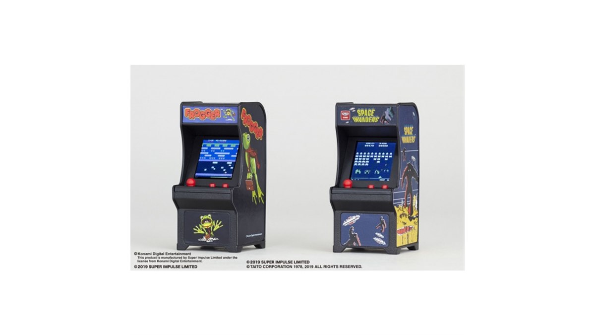 超ミニ筐体ゲーム機「TINY ARCADE」に第2弾、スペース