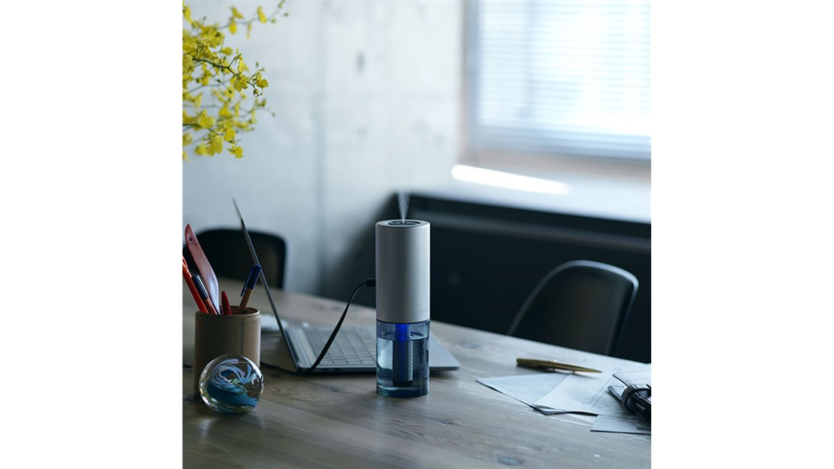 カドー、バッテリーを搭載したポータブル加湿器「STEM Portable