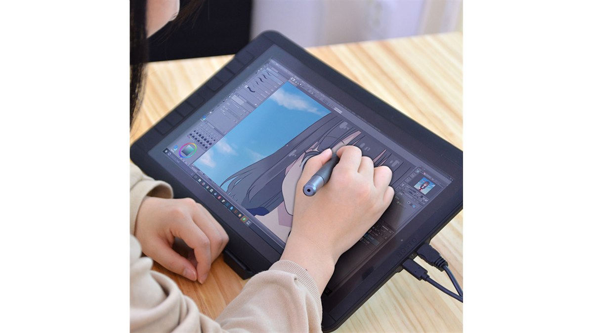 13.3インチ 液晶ペンタブレット「ミンタブ」モバイル サンコー、39,800円の13.3型フルHD液晶ペンタブレット「ミンタブ