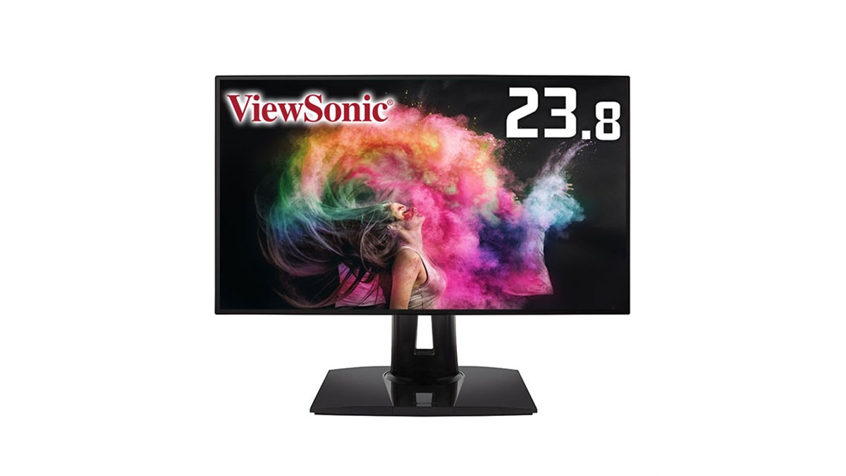 ViewSonic、カラーマネージメント対応の23.8型フルHD液晶ディスプレイ