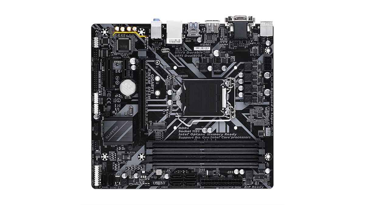GIGABYTE、9,000円のエントリー向けMicro ATXマザーボード「B365M DS3H