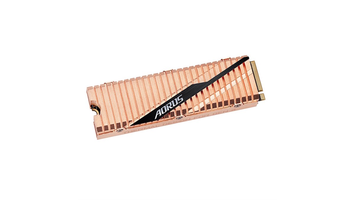 GIGABYTE、最大5000MB/sに対応したM.2 NVMe SSD「AORUS NVMe Gen4 SSD