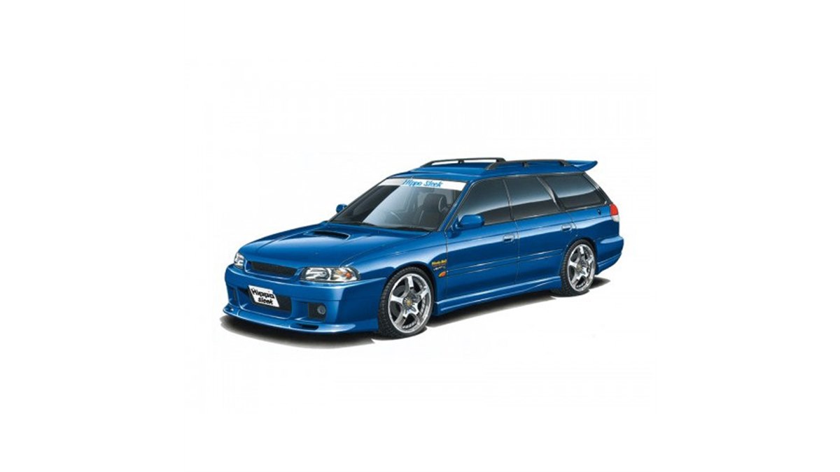AOSHIMA、スバル「レガシィツーリングワゴン BG5」1993年モデルの1/24