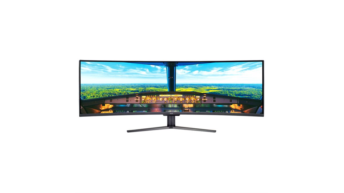 エイサー、49型の32:9湾曲型ゲーミング液晶ディスプレイ