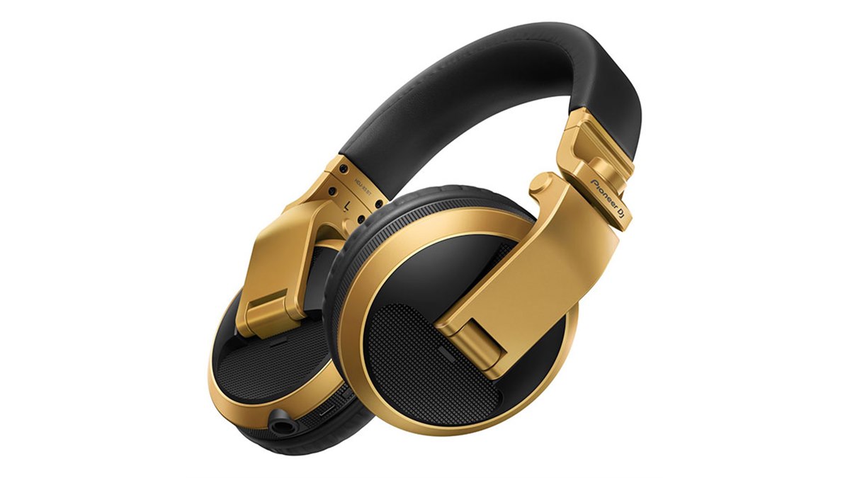 ヘッドホン　パイオニア　HDJ-X5BT-R Pioneer DJ、Bluetooth対応DJヘッドホン「HDJ-X5BT」にゴールドカラー